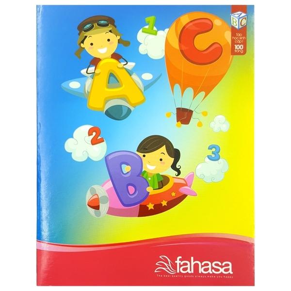 Combo 10 Tập Học Sinh 4 Ô Ly 100 Trang ĐL 120g/m2 - FAHASA - Vũ Trụ Của Em + 1 Bao Tập