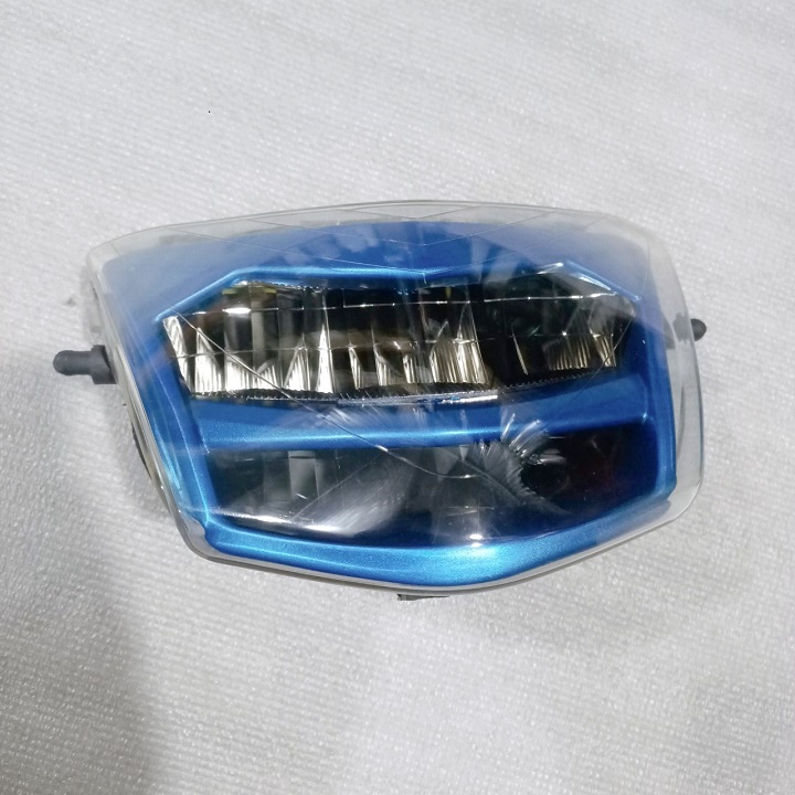 Cụm pha đèn 2 tầng Lắp xe Wave A 50, 100,110 ,Wave S 100, Wave RS 100, Wave RSX 100 Màu Xanh Ngọc - TKB8596