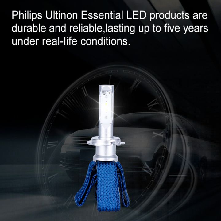 Bóng đèn pha Led siêu sáng 6000K Philips H8/H11/H16 - Hàng nhập khẩu