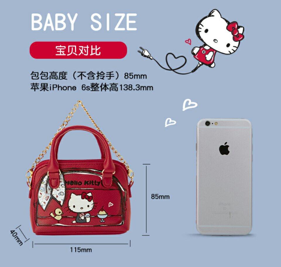 Sanrio Hello Kitty Mini Dây Túi Xách Pu Túi Đựng Mỹ Phẩm Tiền, Lưu Trữ Di Động Túi Dễ Thương Ly Hợp