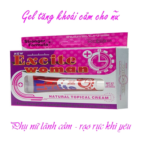 Gel bôi trơn tăng khoái cảm EXCITE WOMAN + Gel bôi trơn JEX
