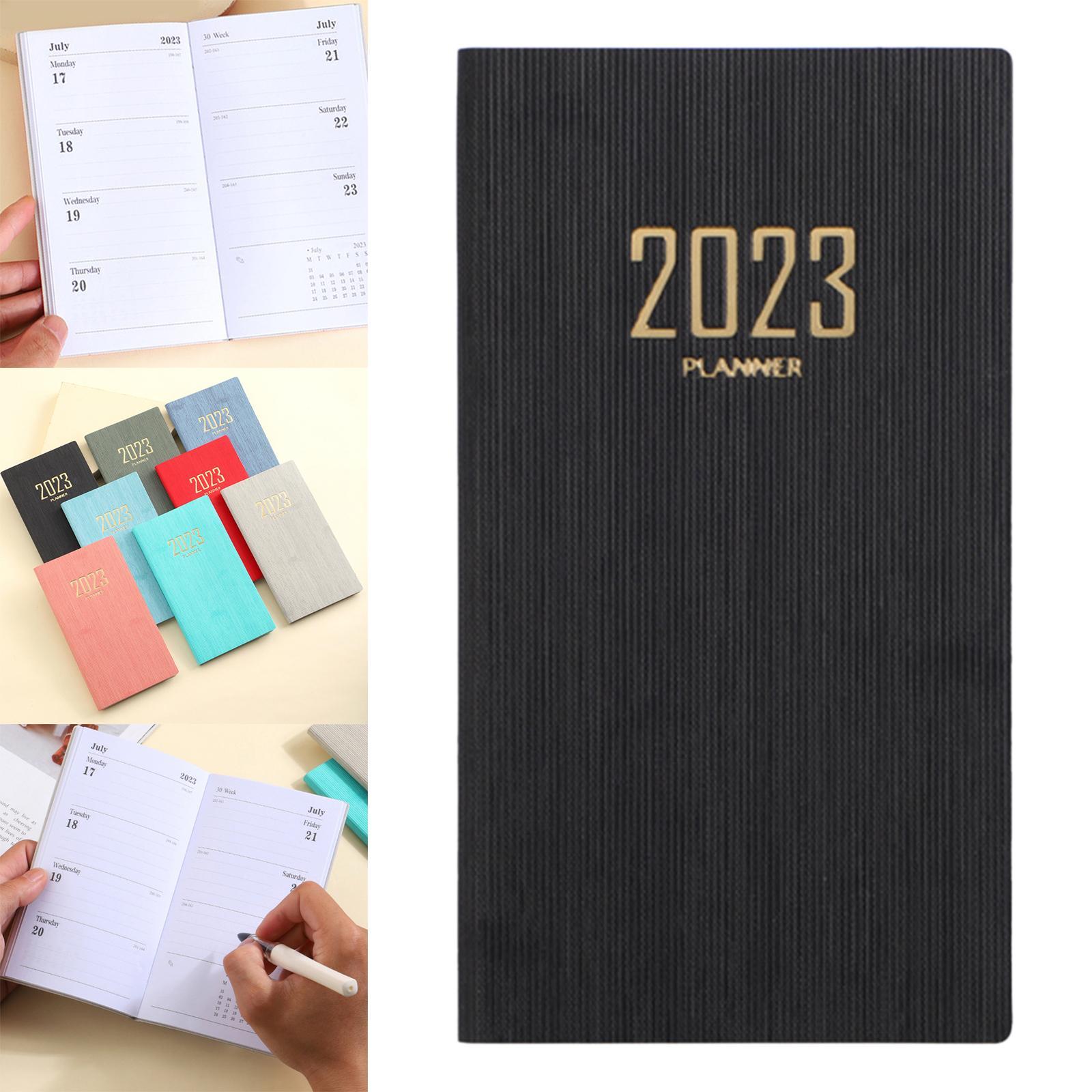 2Pcs Daily Account Monthly Notebook Planner Appointment Calendar for Travel