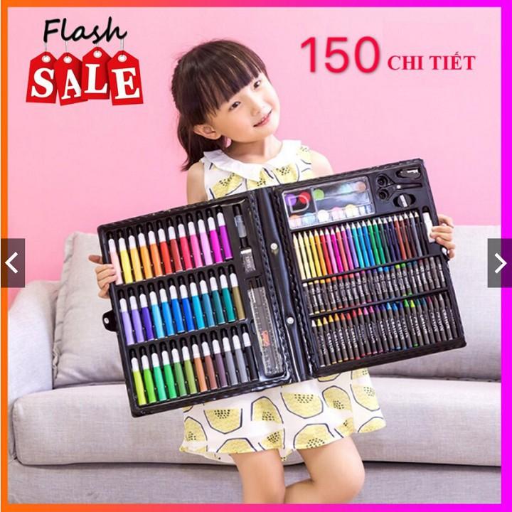 Hộp Màu 150 Chi Tiết Bộ Màu 150 Chi Tiết Cho Bé Thỏa Sức Sáng Tạo