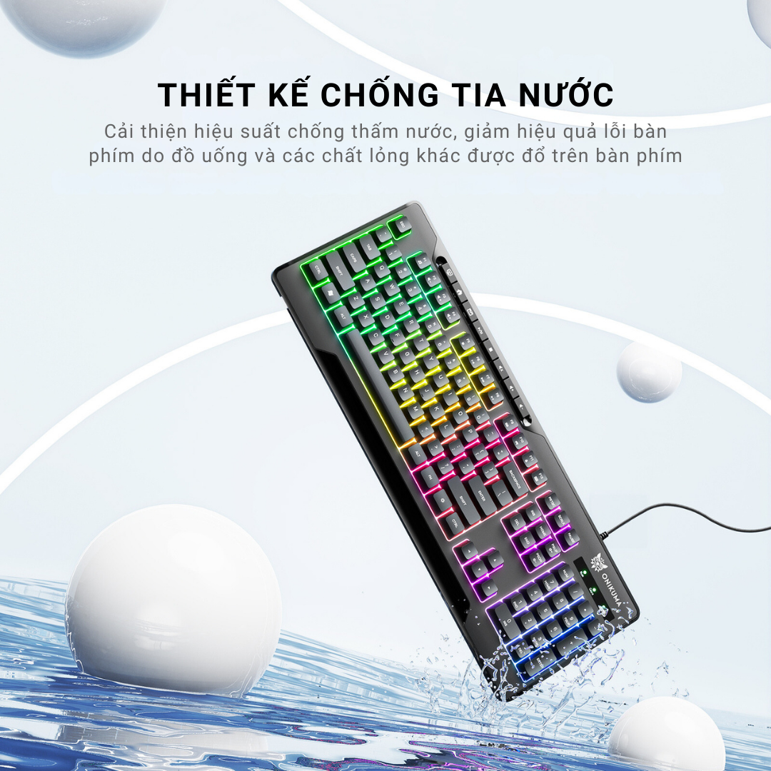 Bàn Phím Cơ ONIKUMA G32 Wired - Sự Lựa Chọn Lý Tưởng - Black - Hàng Chính Hãng