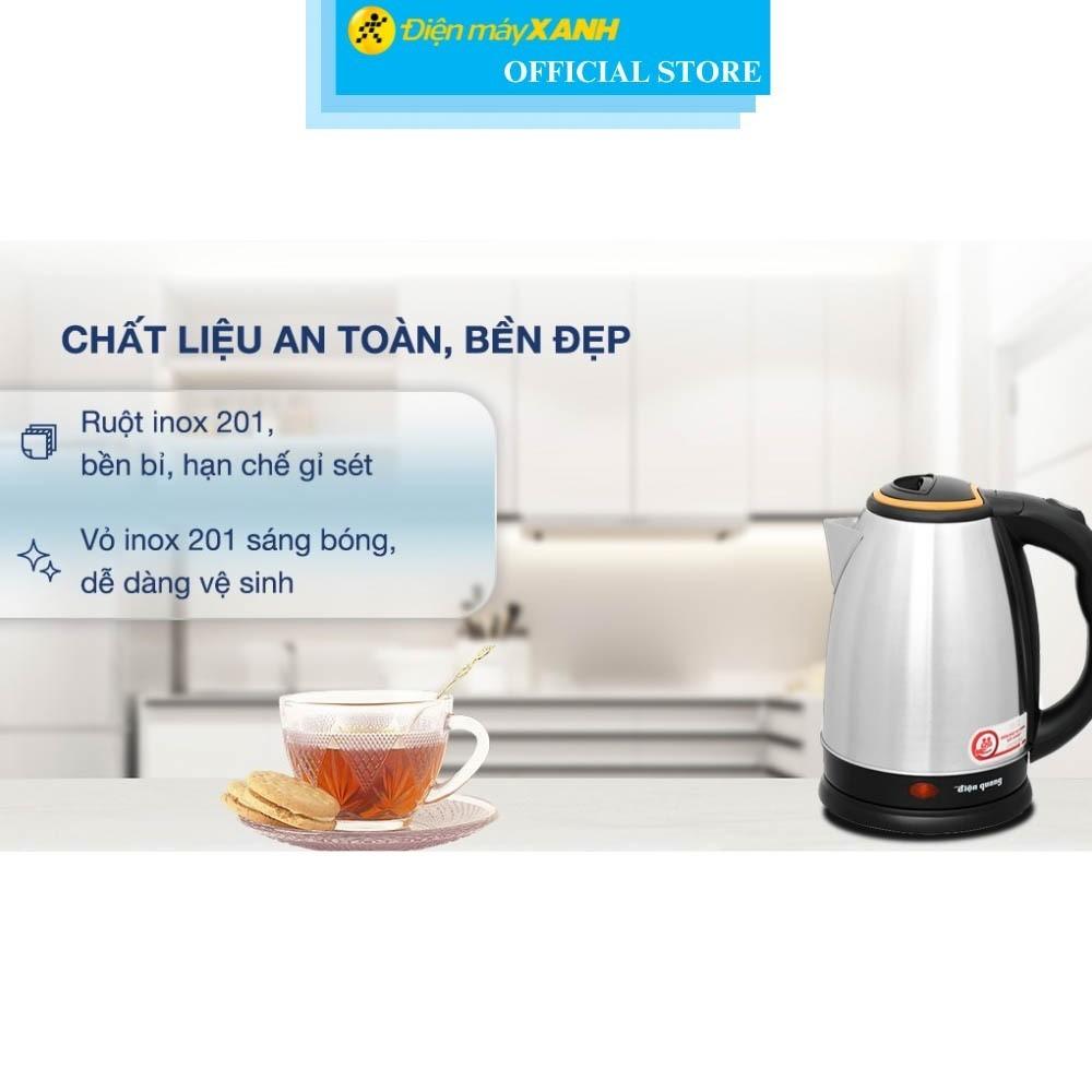 Bình đun siêu tốc Điện Quang 1.8 lít ĐQ EKT06 1518 BL - Hàng chính hãng - Hàng Chính Hãng