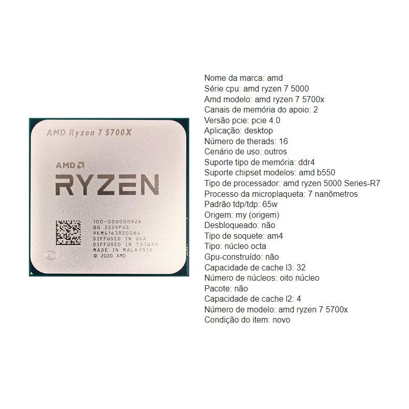 Amd Ryzen 7 5700X R7 5700X CPU Gigabyte B550M Aorus Elite bo mạch chủ Suit Suit AM4 Tất cả đều mới nhưng không có bộ làm mát