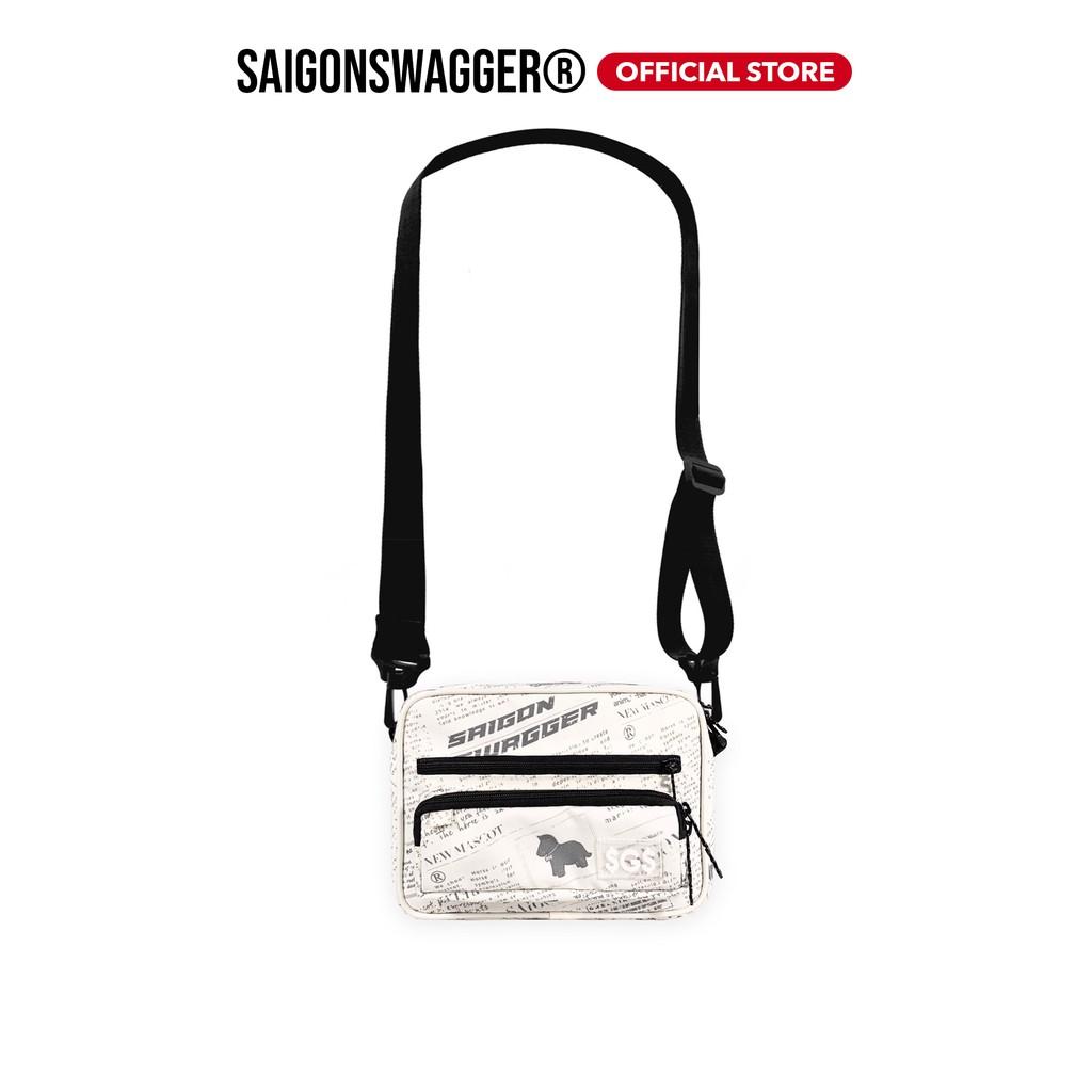 Túi Đeo Chéo Nam Nữ Ngang In Họa Tiết Báo SAIGON SWAGGER SGS Journal Cross Body Bag