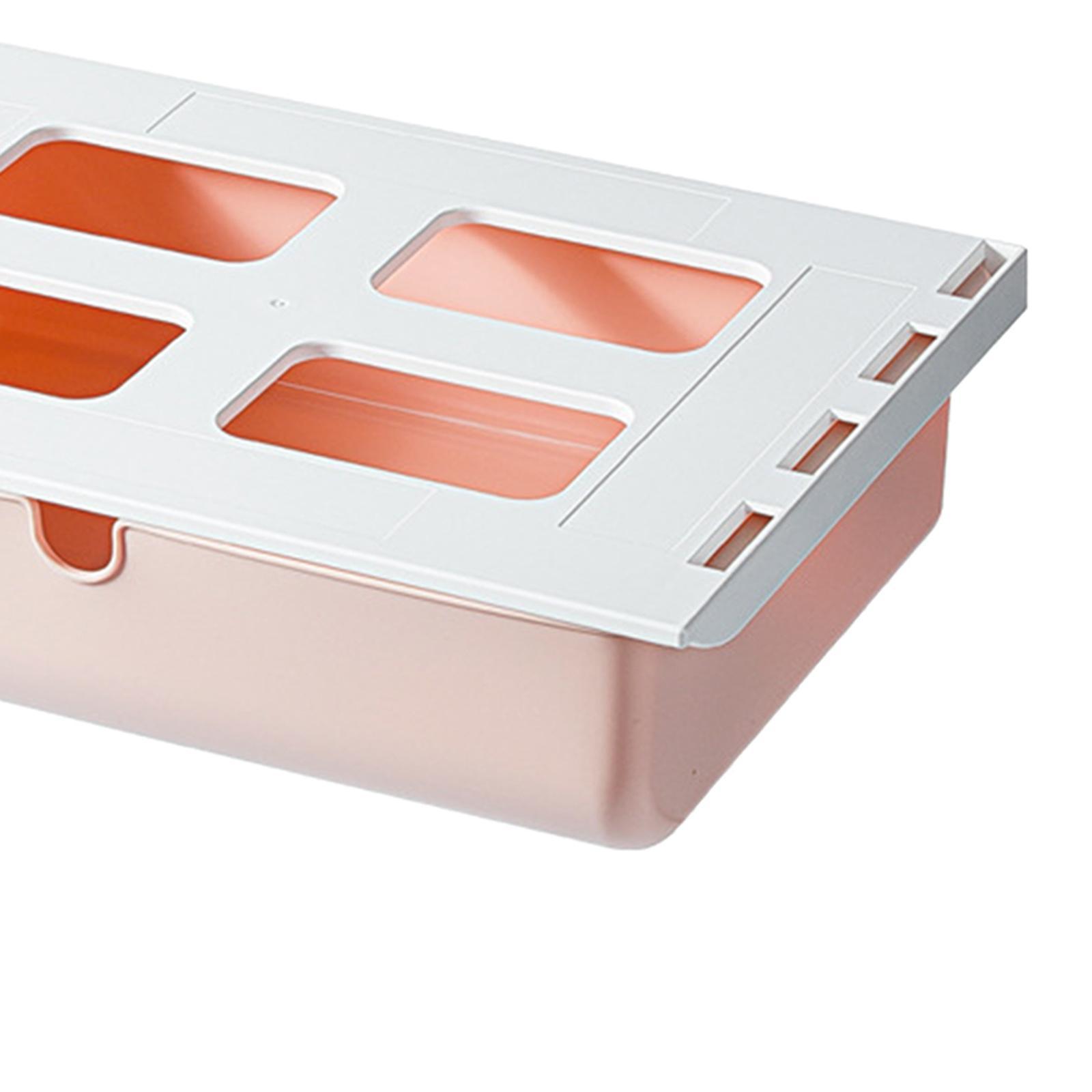 Hidden Desktop Drawer Tray Pen Stationery Storage Box for Office