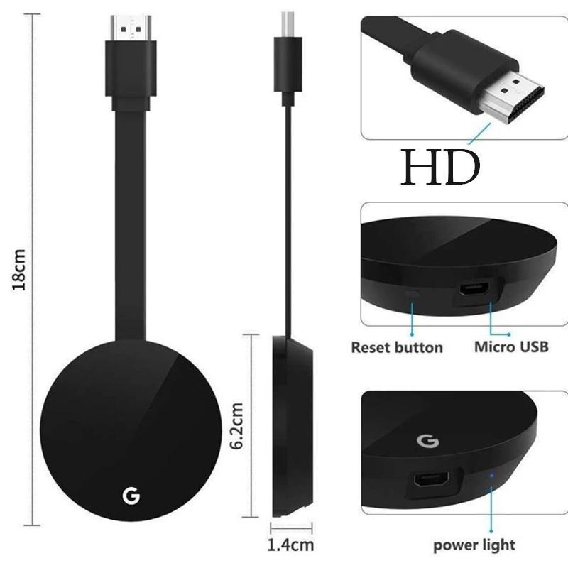 Ban Đầu Chromecast G2 4K Ultra HD Cho TV Streaming Cao Cấp Google Miracast ]