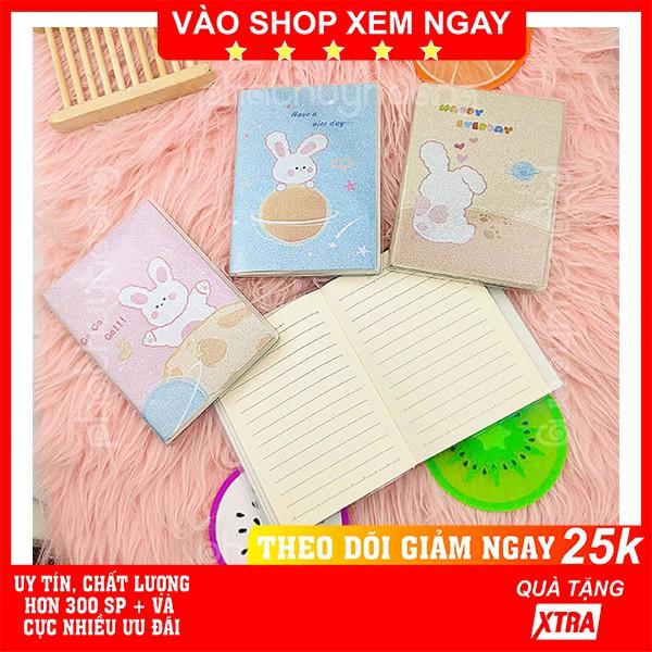 Sổ tay kim tuyến mini lấp lánh dễ thương cực đẹp