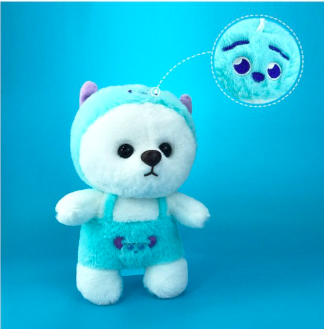 Thú nhồi bông Lena cosplay quái vật - Size 25cm - Quà tặng gấu bông teddy lena đáng yếu lông mịn