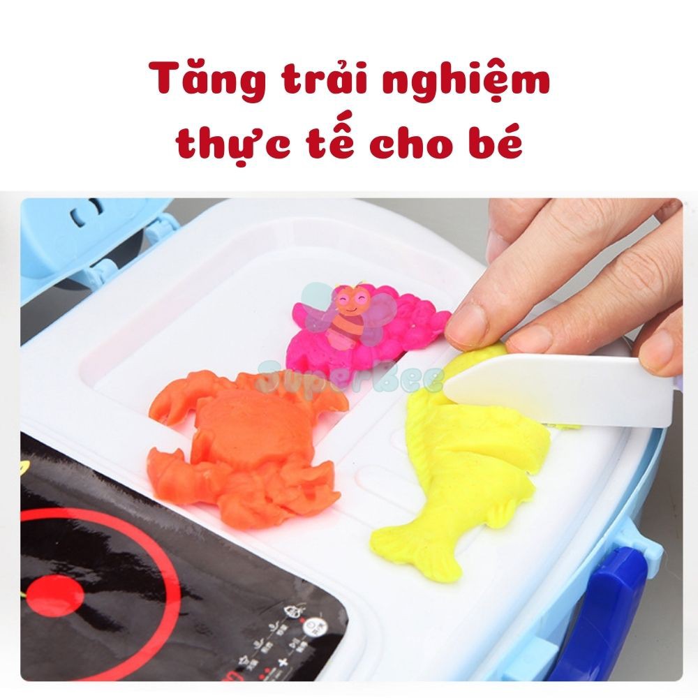 Đất Nặn Kết Hợp Mô Hình Sáng Tạo, Chất Liệu Cao Cấp An Toàn Cho Bé