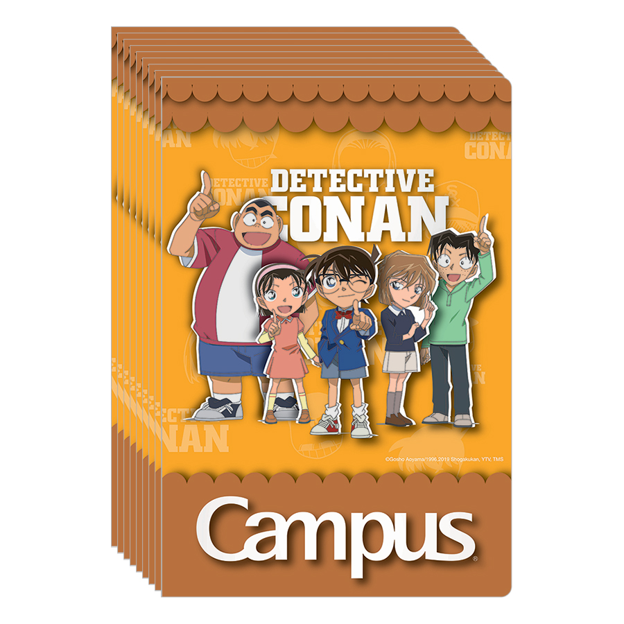 Lốc 10 Cuốn Vở Campus Conan 1B Team NB-BCOB48 - ĐL 120 (48 Trang) - Mẫu Ngẫu Nhiên