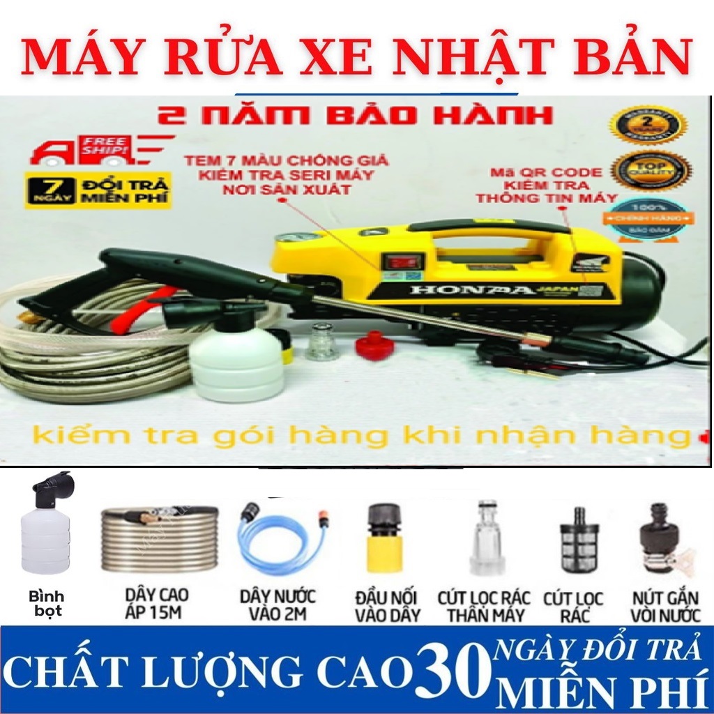 Máy rửa xe Honđa S6 Chính hãng thái lan giá rẻ Model 2023