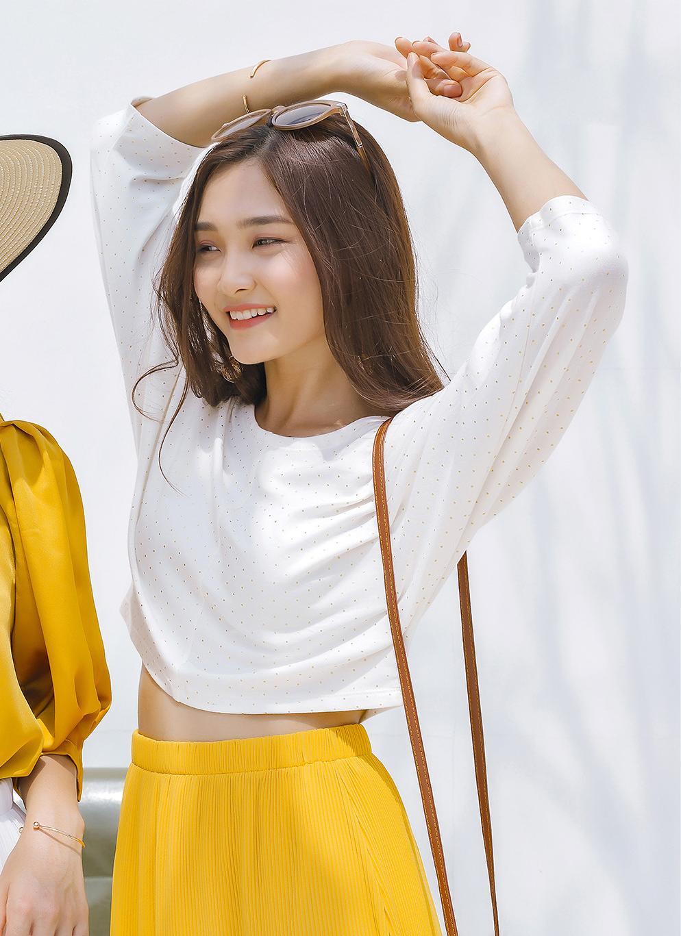 Áo Thun  Cánh Dơi Chấm Bi