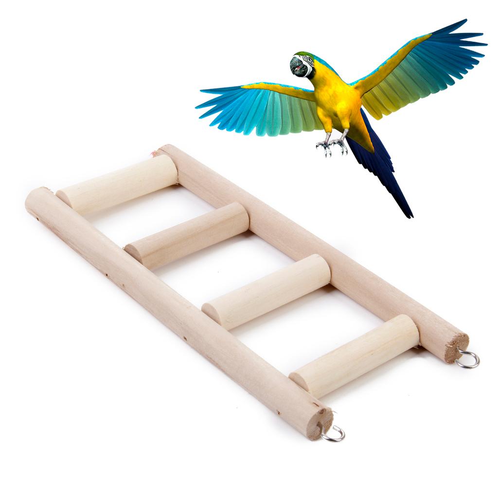 Wooden Mouse Rat Hamster Step Ladder Bridge Gerbil Pet Parrot Bird Rodent Canary