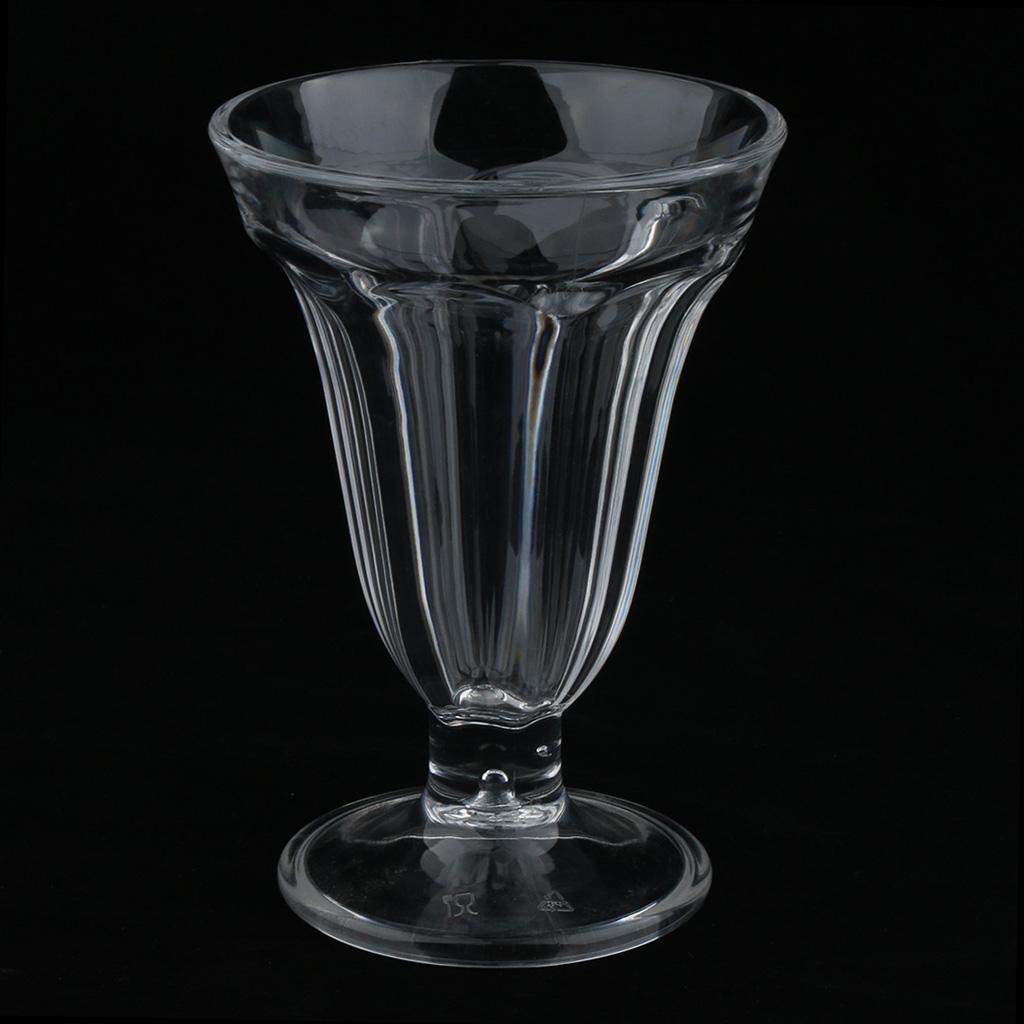 Clear Acrylic Ice Cream Cup Sundae Cup Fruit Dessert Bowl Milkshake Cup #3