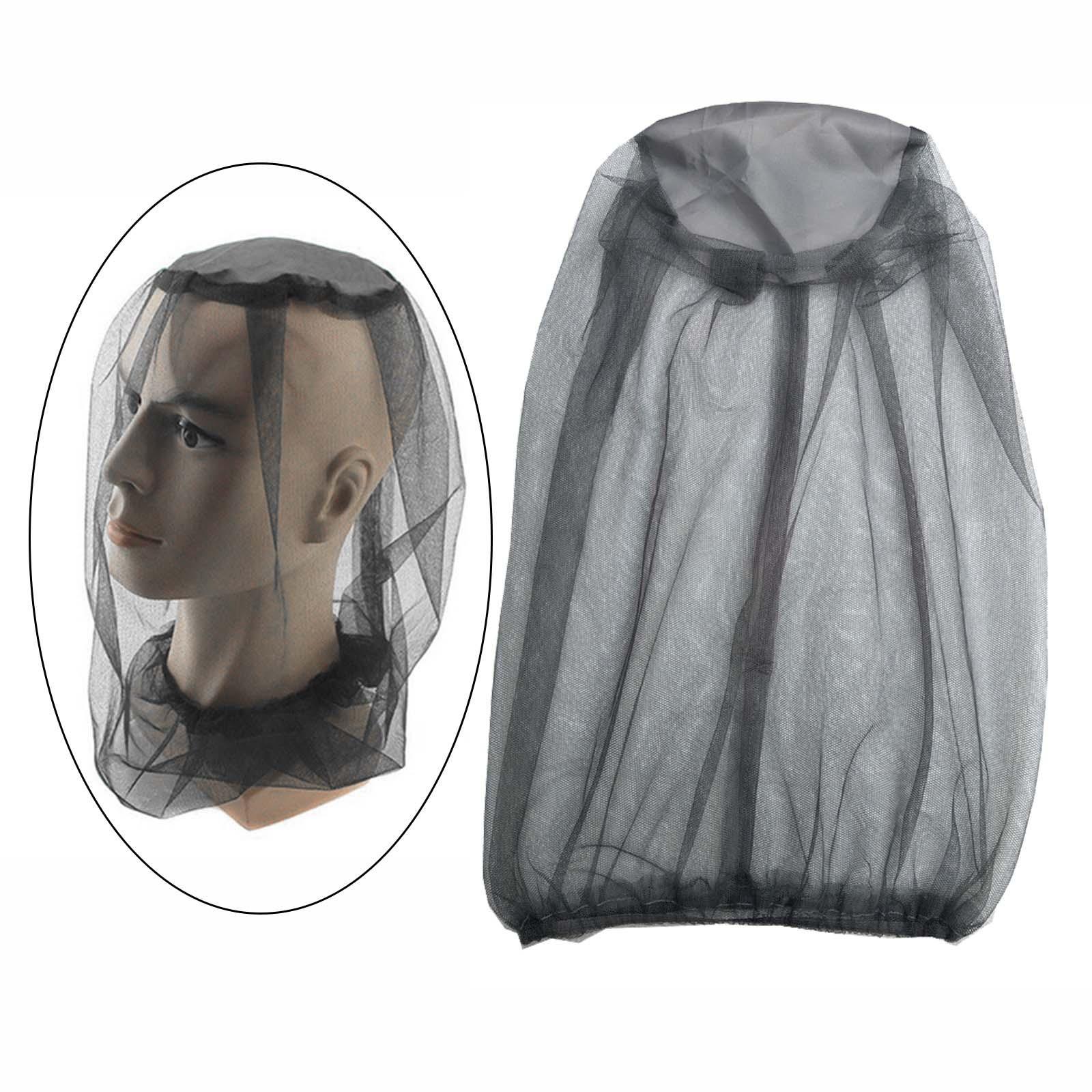 Head Net Mesh Face Neck Netting Hood Comfortable Face Protection Durable Breathable Fishing Cap for Outdoor Hiking Gardening Climbing