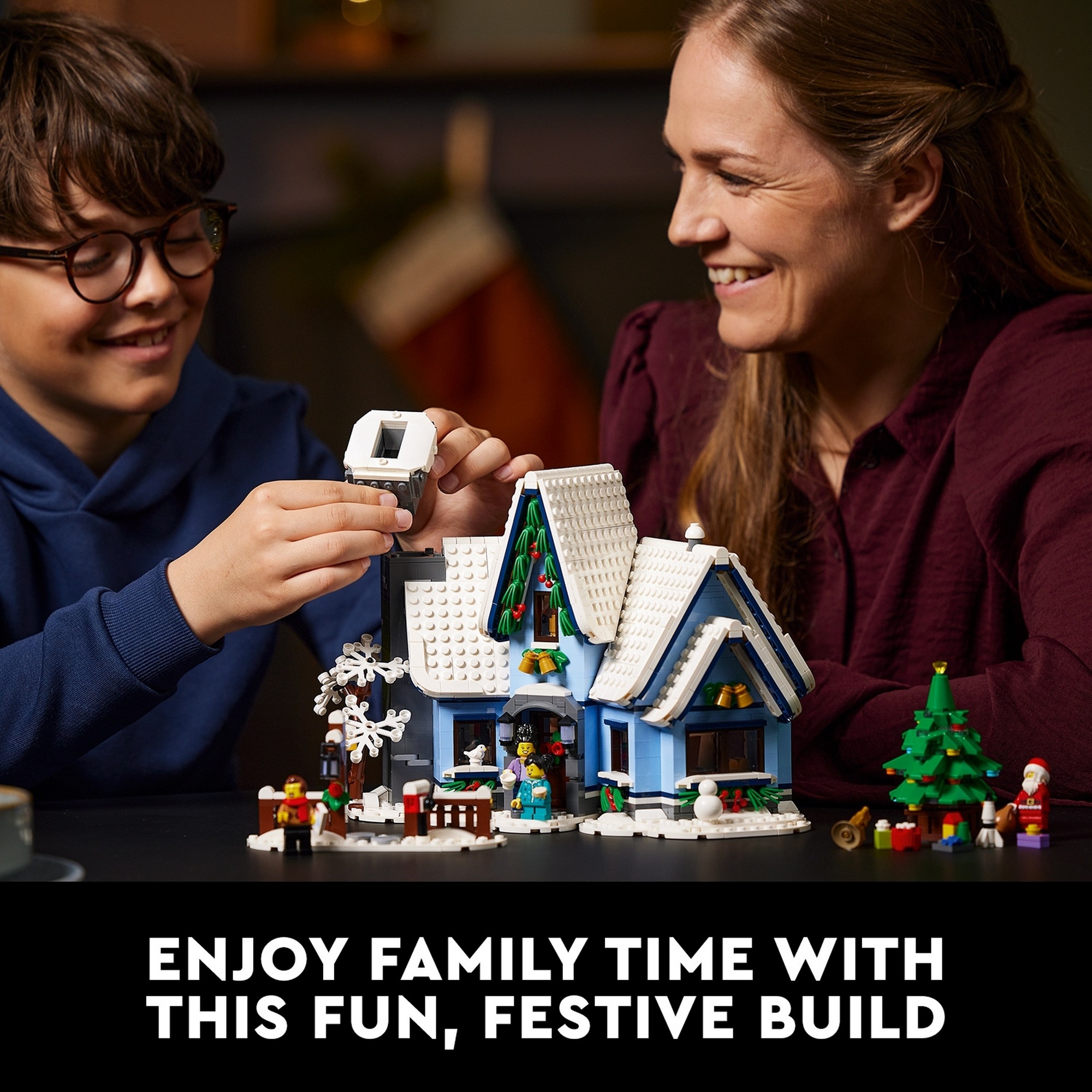 LEGO ADULTS 10293 Chuyến Ghé Thăm Của Ông Già Noel (1445 chi tiết)