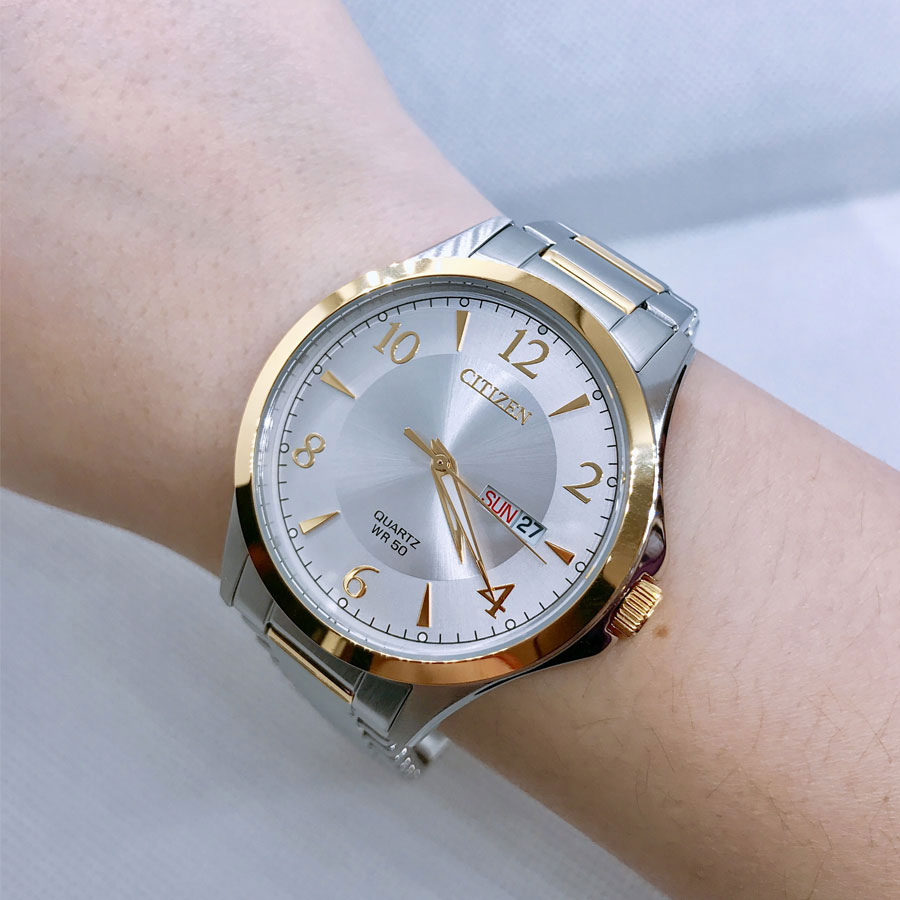 Đồng Hồ Nam Citizen Dây Thép Không Gỉ BF2005-54A - Mặt Trắng