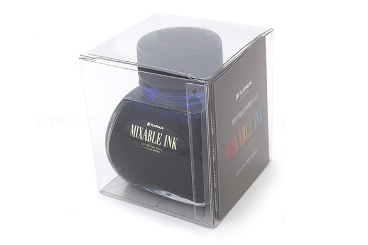 Mực bút máy Platinum Mixable dùng cho bút máy (60ml) - Aurora Blue (Màu xanh dương)