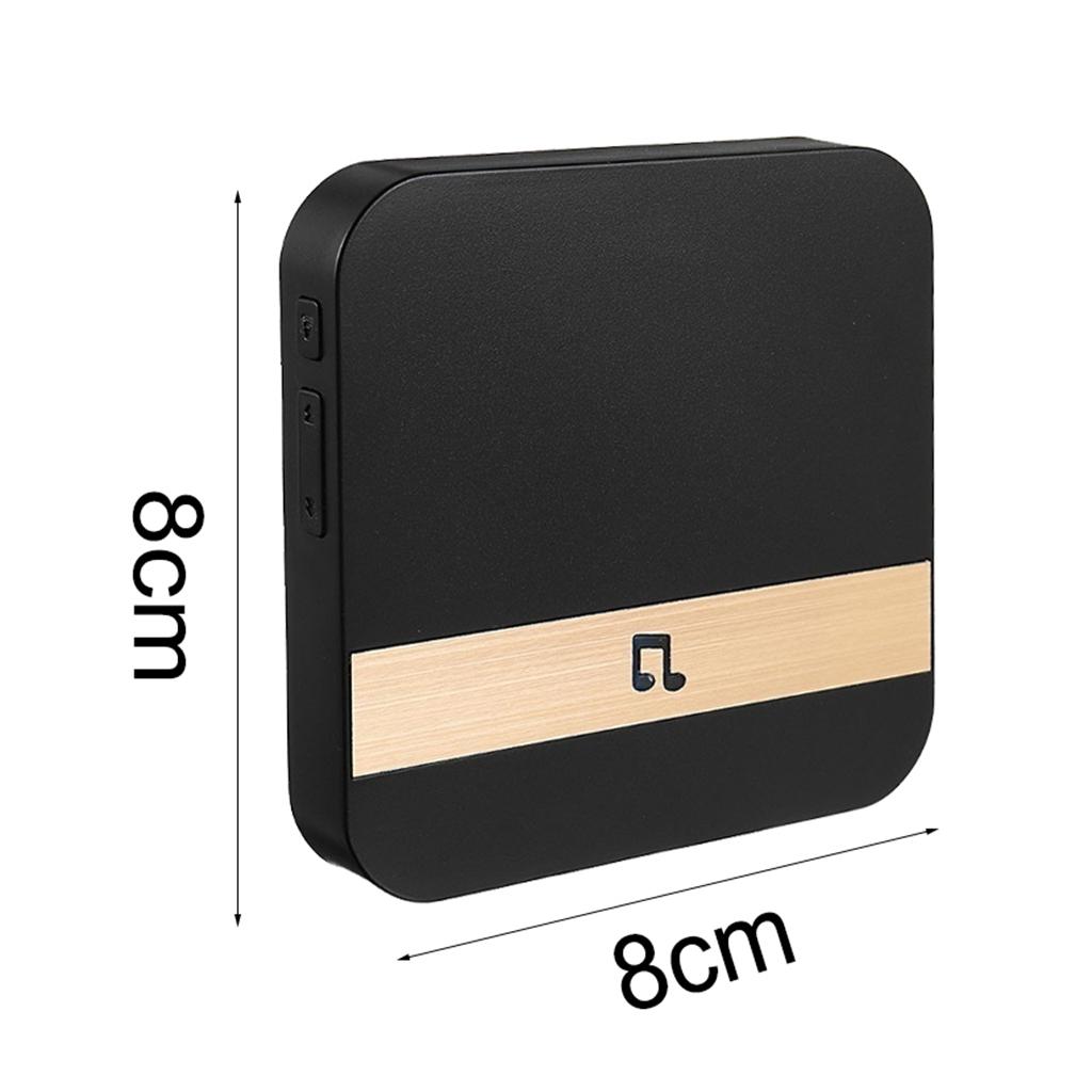 Wireless WiFi Video Doorbell 2Way Talk Chime 1080P UK Silver