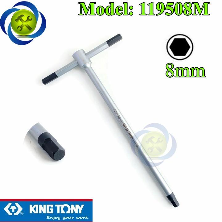 Lục giác T 8mm cán trượt Kingtony 119508M dài 125mm x 250mm