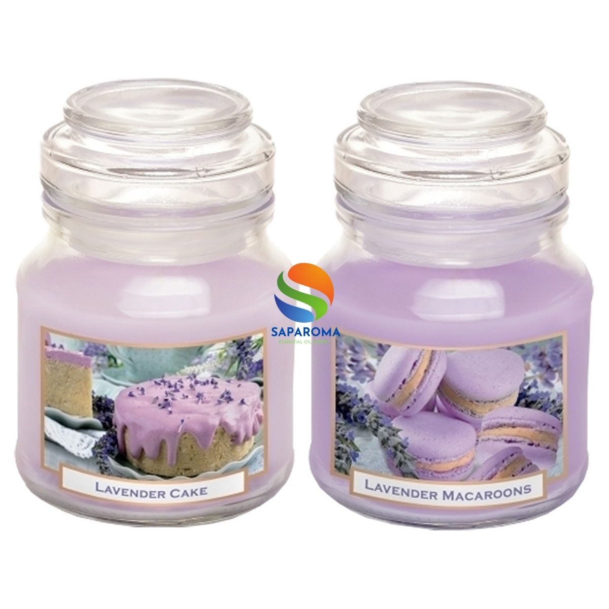Combo 2 hũ nến thơm tinh dầu Bartek Lavender Cake 130g - hoa oải hương khô, nến trang trí, thơm phòng, thư giãn, hỗ trợ khử mùi