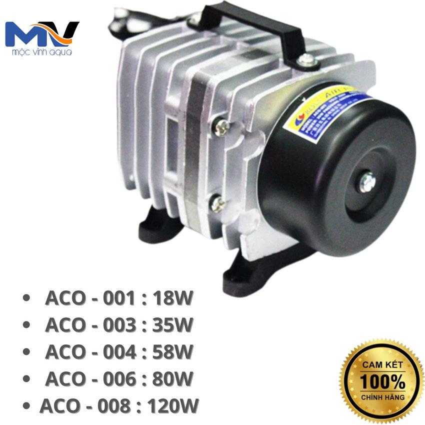 Máy sục sủi thổi khí oxy hồ cá Resun ACO-001/ ACO-003/ ACO-004/ ACO-006/ ACO-008