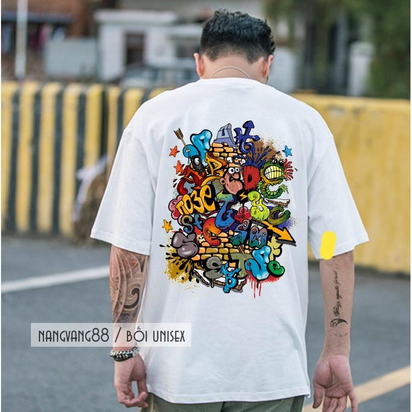 Áo Thun Tay Lỡ '' Zombie Daze '' Phong Cách Bối Unisex