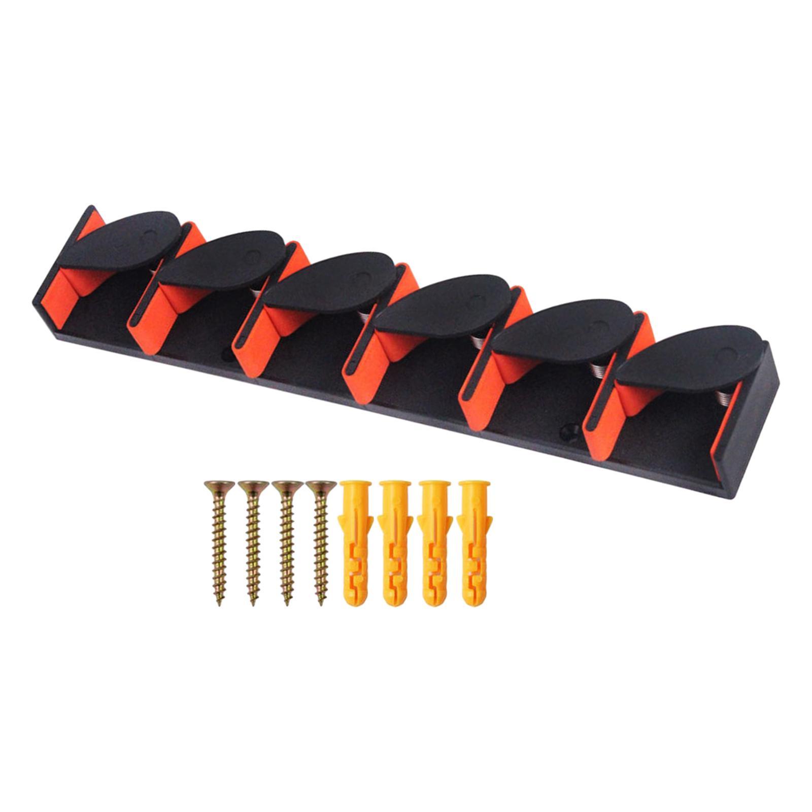 Fishing Rod Holder Vertical 6 Rods Rod Stand for Garage Storage Wall Mounted