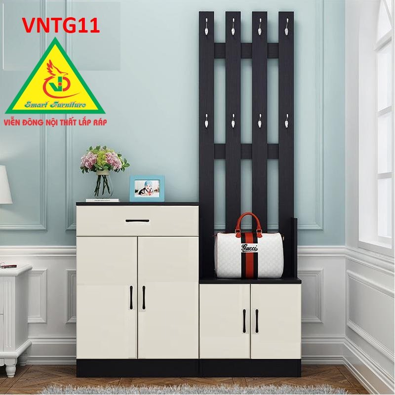 TỦ TRANG TRÍ  KIÊM VÁCH NGĂN PHÒNG VNTG11_ Nội thất lắp ráp Viendong Adv