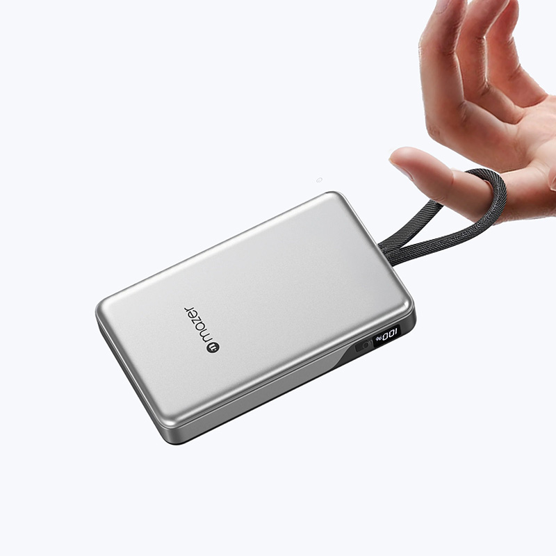 Pin Dự Phòng MAZER PowerCharge LINK 35W 10.000 mAh Tích Hợp Cáp Sạc USB-C Chứng nhận CCC 01 x USB-C 01 x USB-A Hàng Chính Hãng