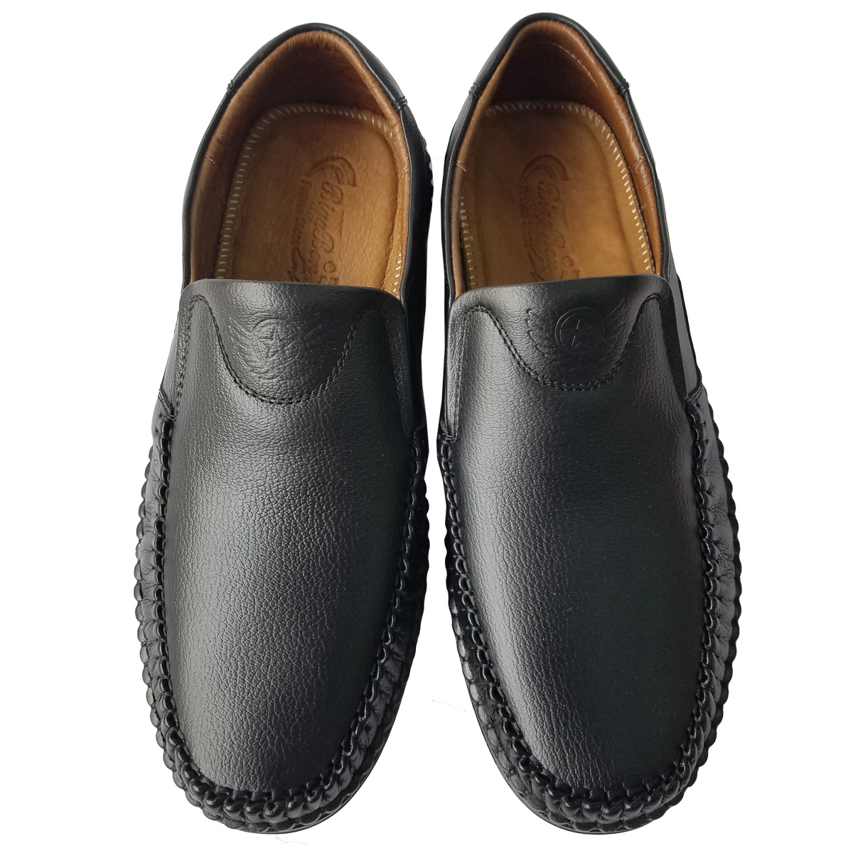 Giày Mọi Nam Da Bò Thật BIGGBEN Cao Cấp GM328