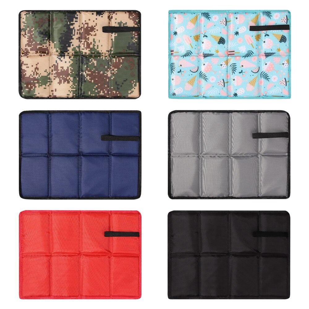 Waterproof Oxford Cloth Portable Folding Camping Mat Foam Sitting Pad Beach Mat Prevent Dirty Hiking Small Picnic Seat Outdoor