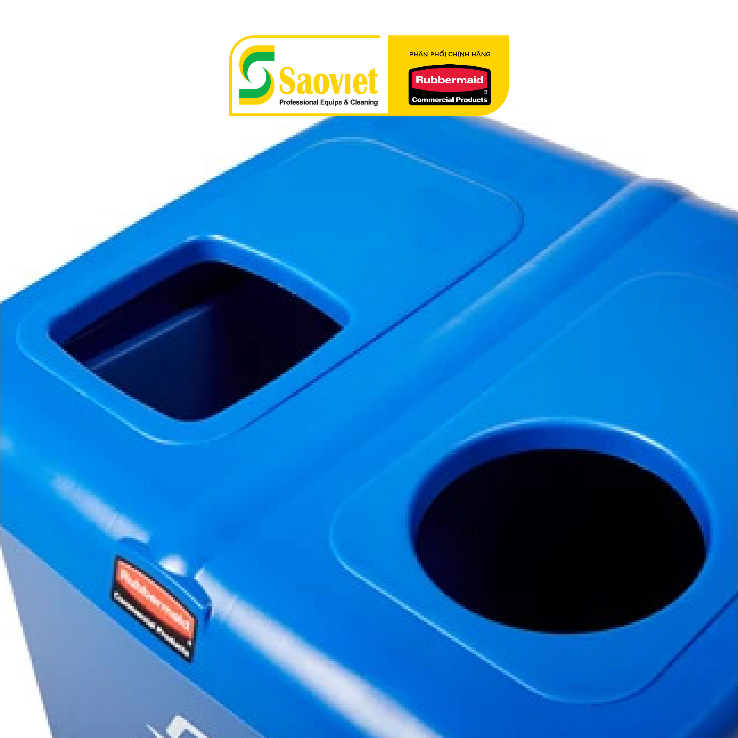 Thùng Rác Tái Chế Rubbermaid Cao Cấp (Chính Hãng) - SKU: 1792339/40 | SAOVIETCO