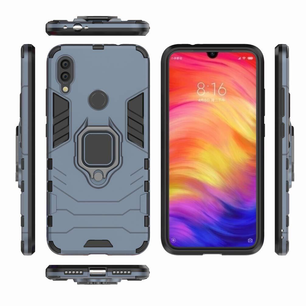 Ốp lưng cho Xiaomi Redmi Note 7 Pro iron man chống sốc kèm nhẫn xoay chống xem video bảo vệ camera