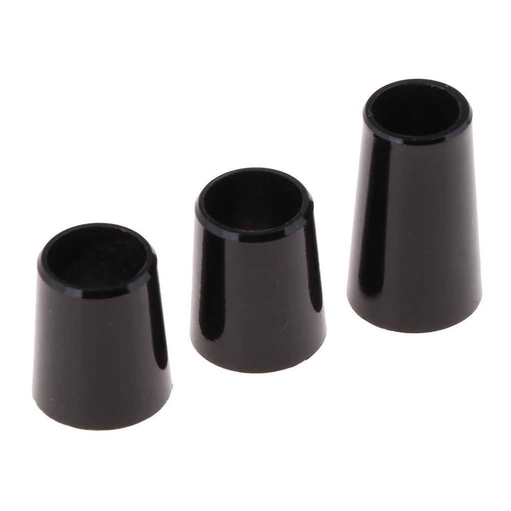 4-10pack 5pcs Black Golf Shaft Sleeve Ferrules .335 .370 Cap Adapter Ring 0.370
