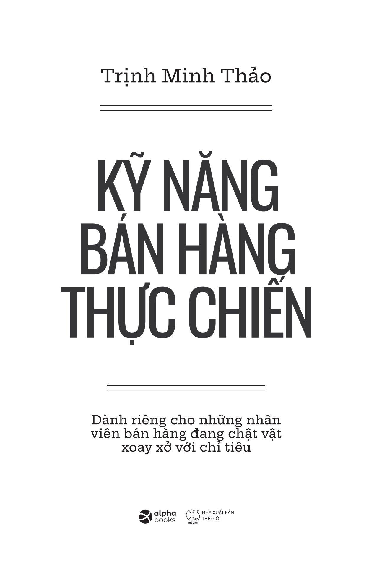 Kỹ Năng Bán Hàng Thực Chiến