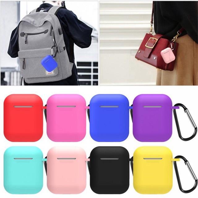 Túi đựng tai nghe airpods silicon nhiều màu