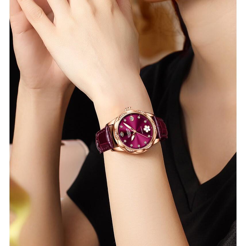 Đồng hồ nữ chính hãng KASSAW K821-1 Chống Nước ,chống xước ,kính sapphire, bảo hành 24 tháng Thời Trang Cho Nữ thiết kế đơn giản trẻ trung và sang trọng