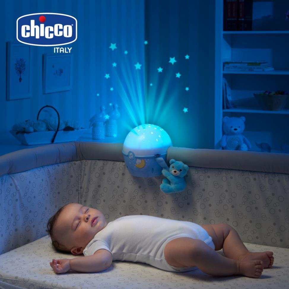 Đèn ngủ gắn cũi phát nhạc Chicco cho bé