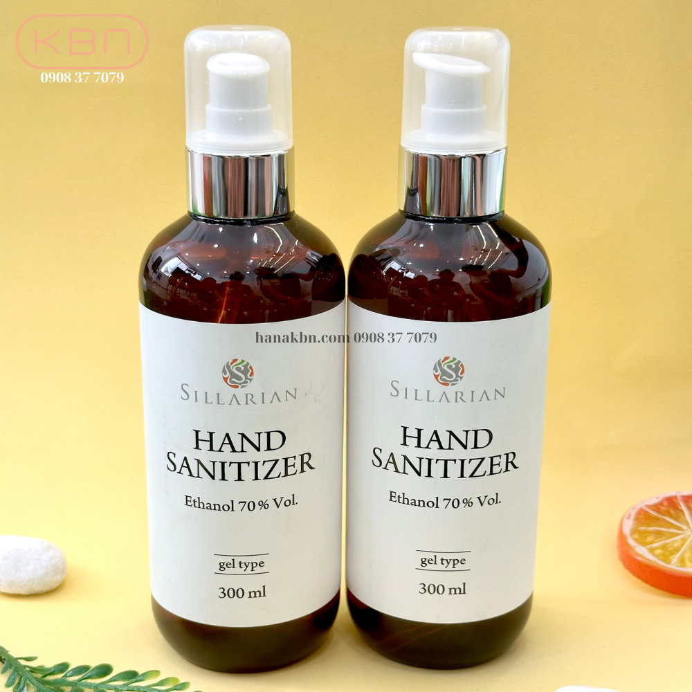 Gel Khử Trùng, Nước Rửa Tay Khô SILLARIAN - 300ml - Hàng Chính Hãng