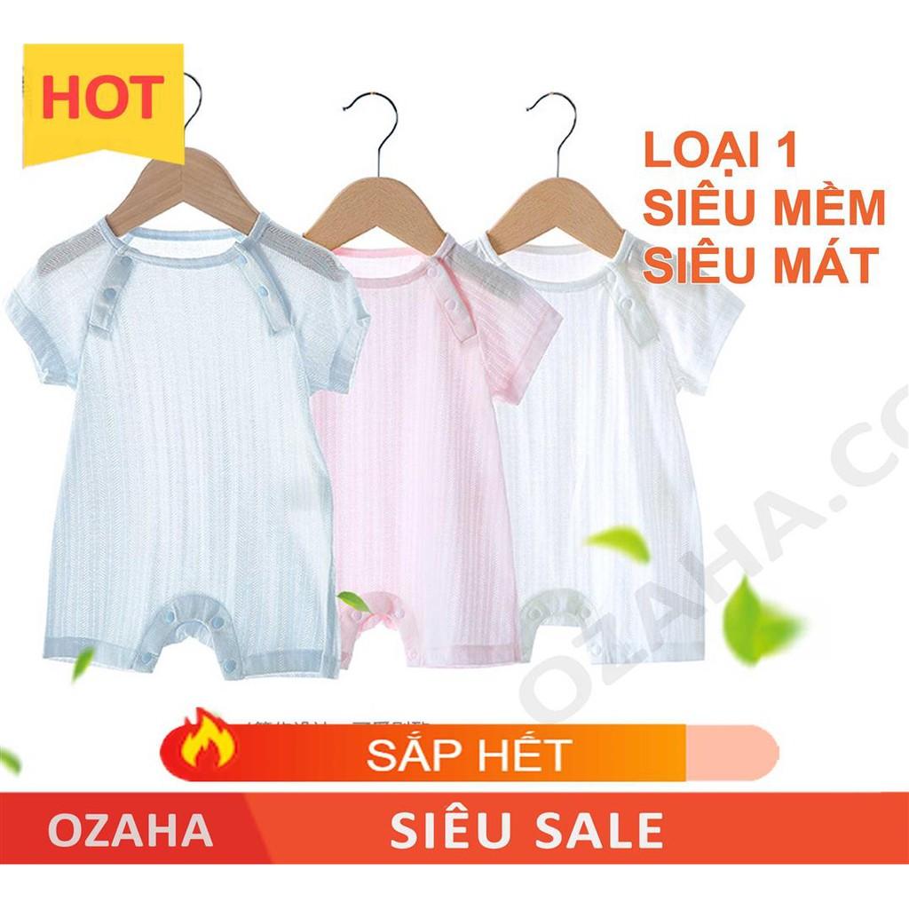 Body Sơ Sinh Sợi Tre Siêu Cao Cấp Chất Mềm Mỏng Nhẹ Tênh Ngắn Ozaha