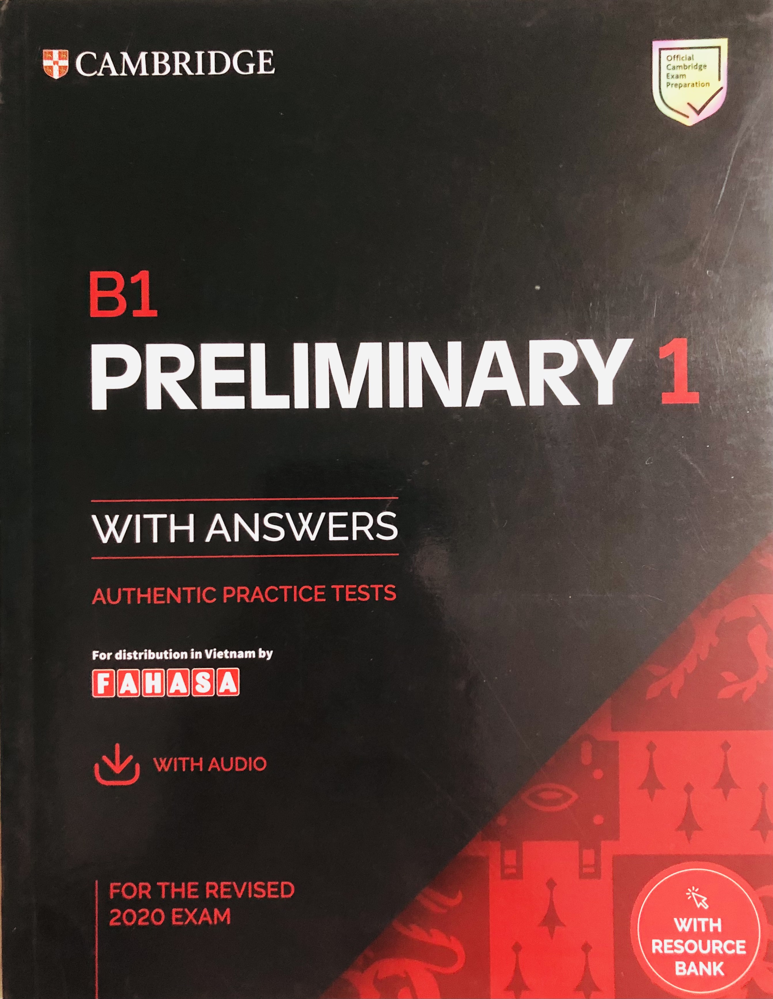 Cambridge - B1 Preliminary With Answers With Audio And Resource Bank - Preliminary 1