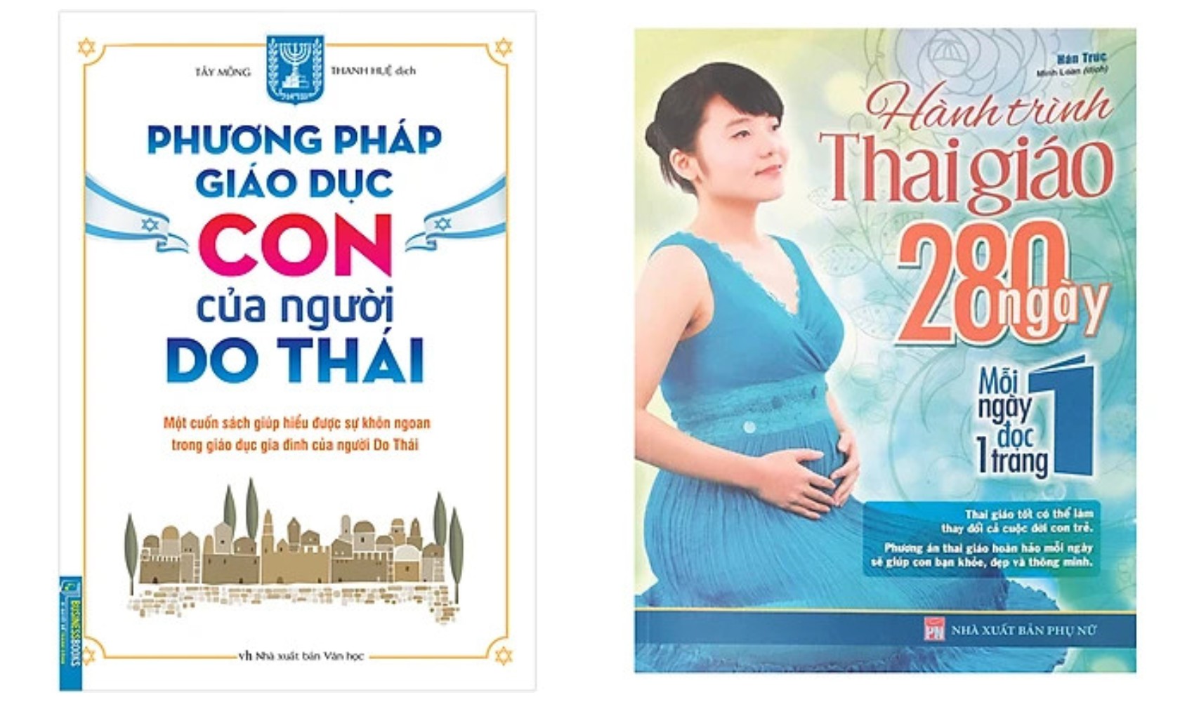 Combo 2Q: Phương Pháp Giáo Dục Con Của Người Do Thái + Hành Trình Thai Giáo 280 Ngày