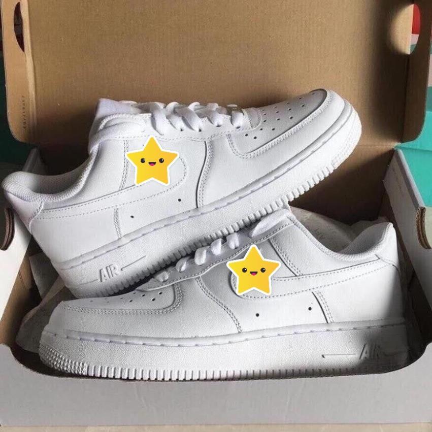 Hàng chất lượng Giày thể thao AF1 Trắng, Giày sneaker air force 1 trắng full nam nữ siêu hot dễ phối đồ tặng FullBoxBill