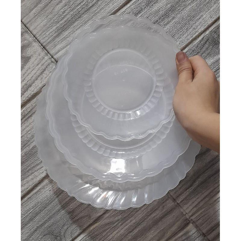 Đĩa nhựa trắng trong các cỡ