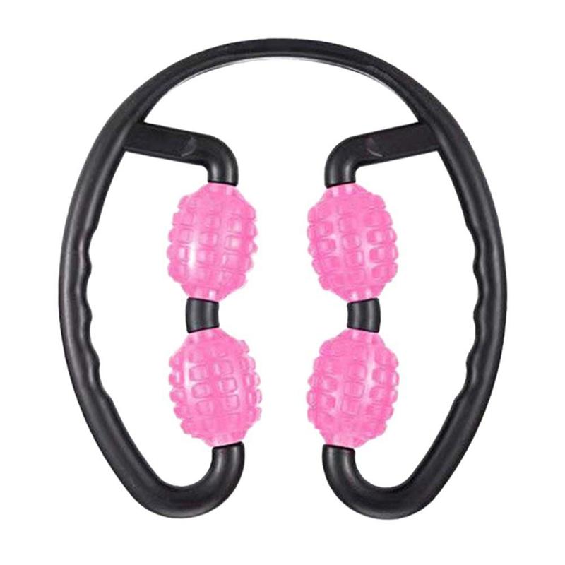 4 Bánh Xe Máy Massage Tập Yoga Vòng Chân Kẹp Chân Đẹp Stovepipe Cơ Lăn Massage Con Lăn Xốp Chân Stovepipe Máy Mát Xa