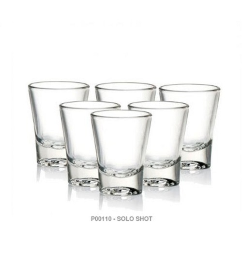 Ly Thủy Tinh Solo Shot 60ml | B00110 , Nhập Khẩu Thái Lan
